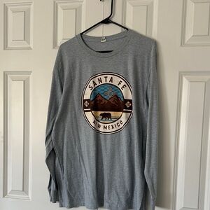 Gray Santa Fe Long Sleeve Tee